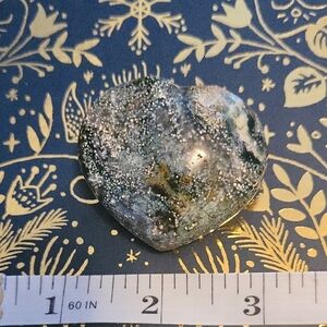 2" Ocean Jasper Heart